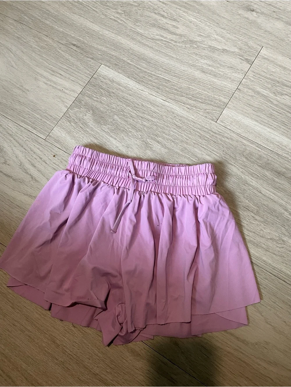 OshKosh B'gosh Pink Layered Girls' Athletic Shorts